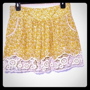 Wet Seal | Lined Skirt 100% Cotton | Size S